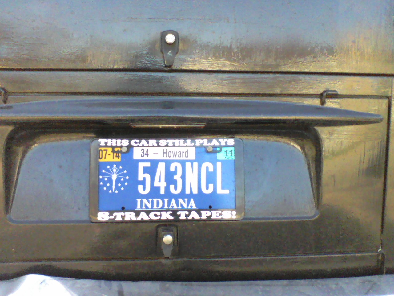 Sayer Van License Plate