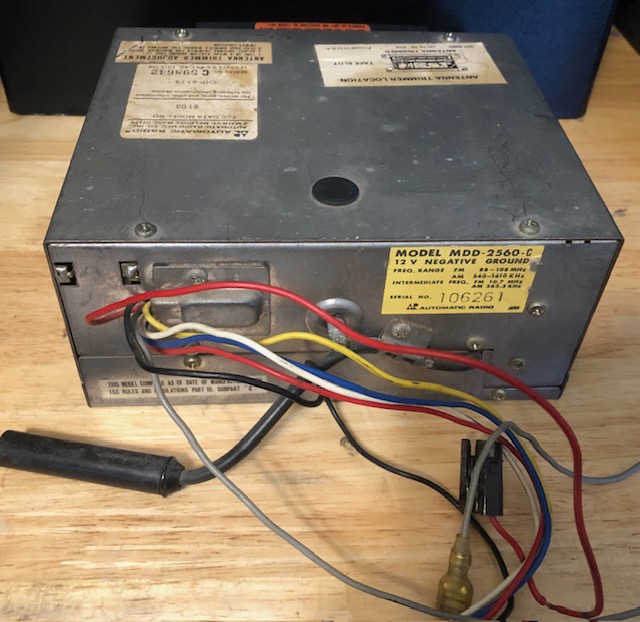 Garage Sale ID with Knobs Back